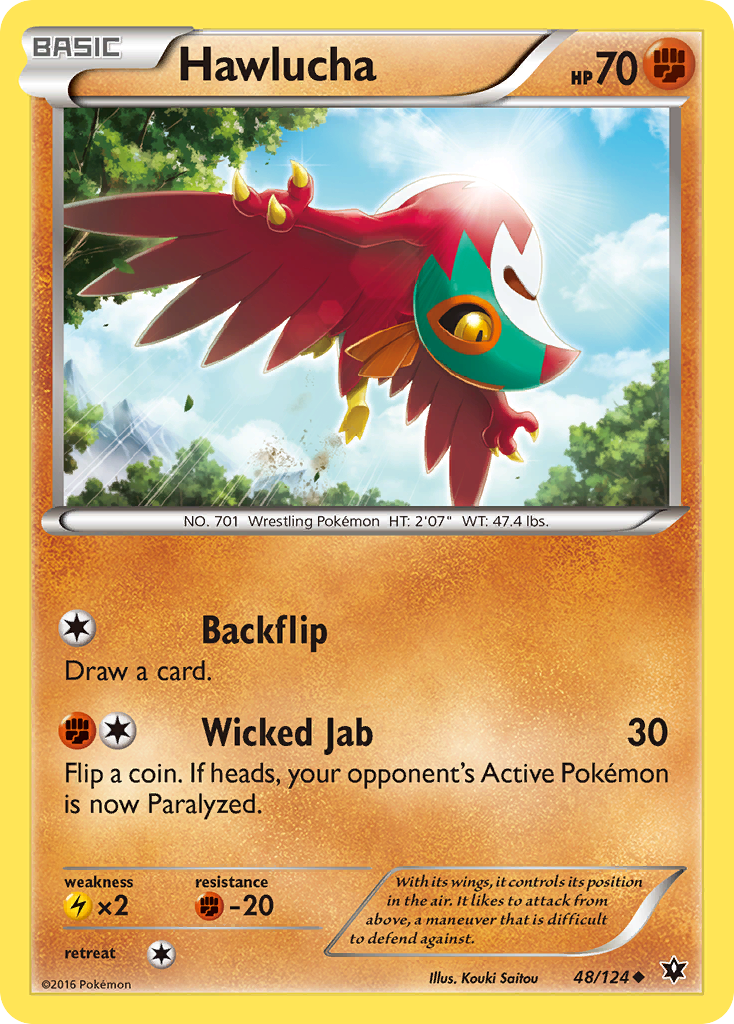 Hawlucha (48/124) [XY: Fates Collide] | Event Horizon Hobbies CA