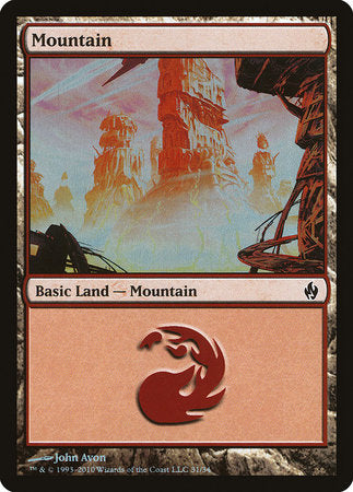 Mountain (31) [Premium Deck Series: Fire and Lightning] | Event Horizon Hobbies CA