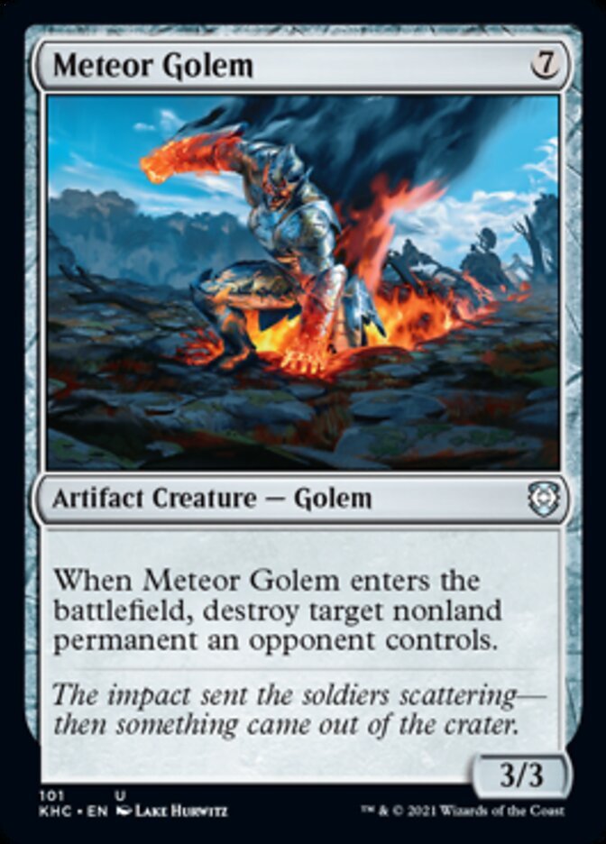 Meteor Golem [Kaldheim Commander] | Event Horizon Hobbies CA