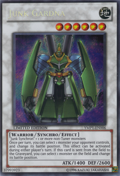 Junk Gardna [YMP1-EN006] Secret Rare | Event Horizon Hobbies CA