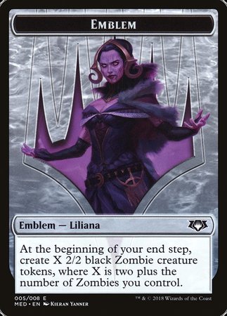 Emblem - Liliana, the Last Hope [Mythic Edition Tokens] | Event Horizon Hobbies CA