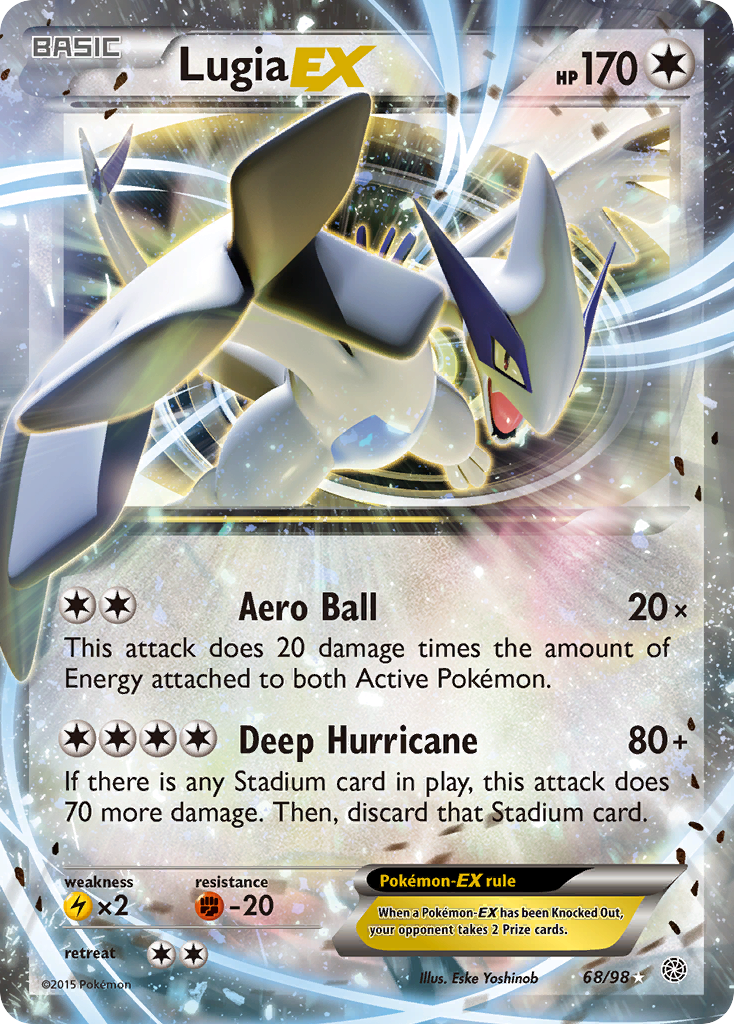 Lugia EX (68/98) [XY: Ancient Origins] | Event Horizon Hobbies CA