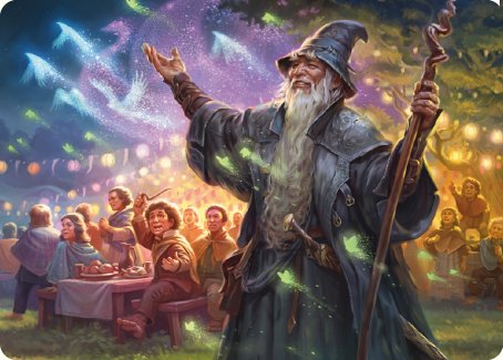 Gandalf, Friend of the Shire Art Card [The Lord of the Rings: Tales of Middle-earth Art Series] | Event Horizon Hobbies CA