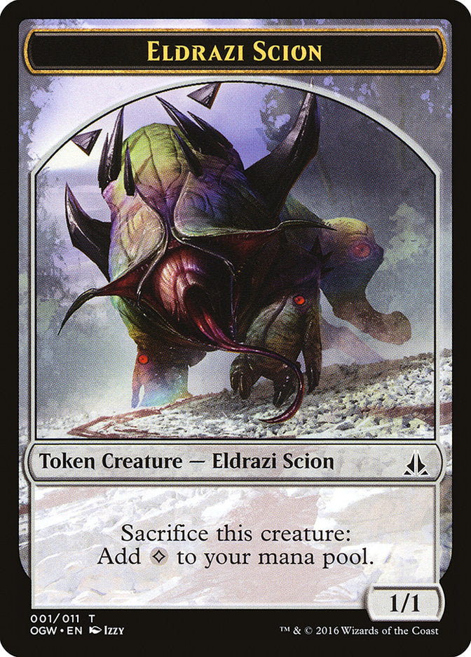 Eldrazi Scion (001/011) [Oath of the Gatewatch Tokens] | Event Horizon Hobbies CA