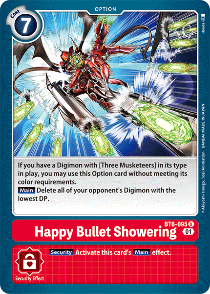 Happy Bullet Showering [BT6-095] [Double Diamond] | Event Horizon Hobbies CA