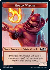 Goblin Wizard // Treasure Double-sided Token [Core Set 2021 Tokens] | Event Horizon Hobbies CA