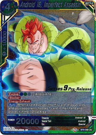 Android 16, Imperfect Assassin (BT9-098) [Universal Onslaught Prerelease Promos] | Event Horizon Hobbies CA