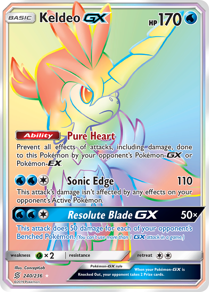 Keldeo GX (240/236) [Sun & Moon: Unified Minds] | Event Horizon Hobbies CA