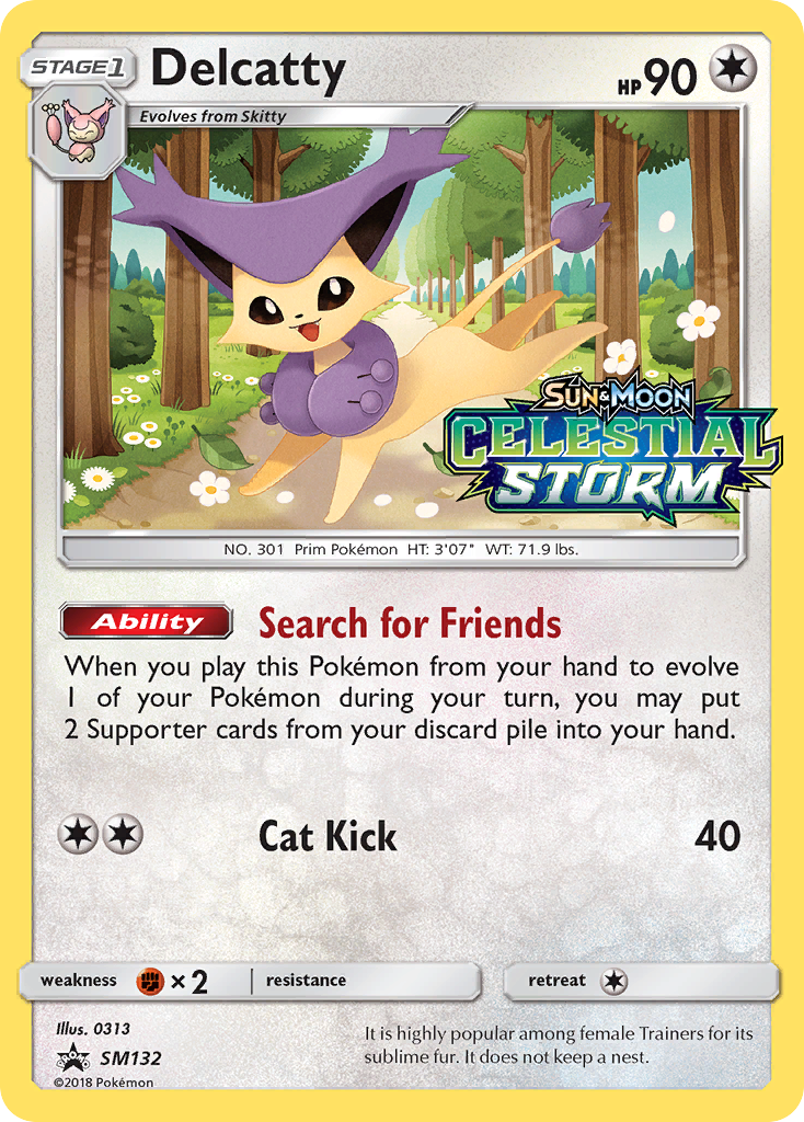 Delcatty (SM132) [Sun & Moon: Black Star Promos] | Event Horizon Hobbies CA