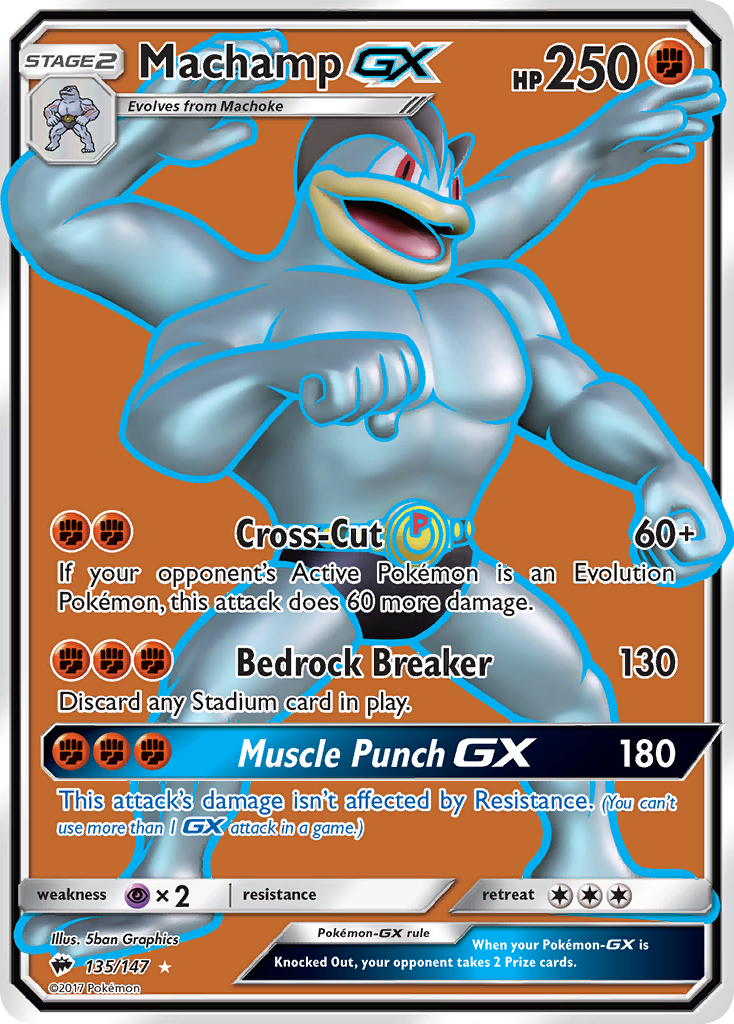 Machamp GX (135/147) [Sun & Moon: Burning Shadows] | Event Horizon Hobbies CA