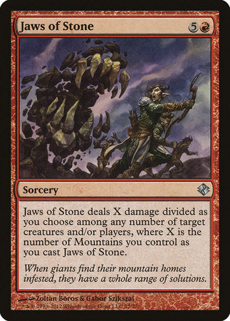 Jaws of Stone [Duel Decks: Venser vs. Koth] | Event Horizon Hobbies CA