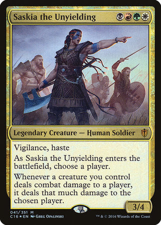 Saskia the Unyielding [Commander 2016] | Event Horizon Hobbies CA