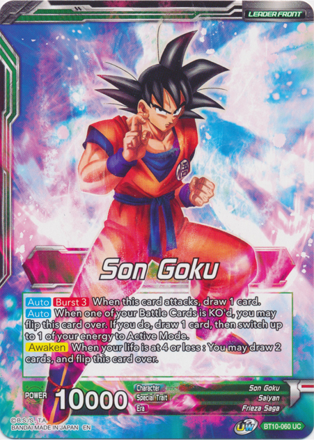 Son Goku // Ferocious Strike SS Son Goku (BT10-060) [Rise of the Unison Warrior Prerelease Promos] | Event Horizon Hobbies CA