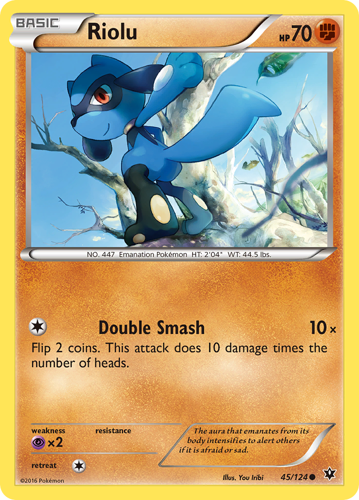 Riolu (45/124) [XY: Fates Collide] | Event Horizon Hobbies CA