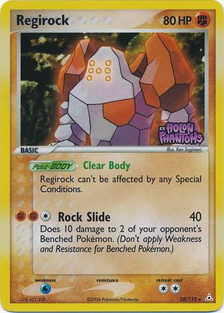 Regirock (28/110) (Stamped) [EX: Holon Phantoms] | Event Horizon Hobbies CA