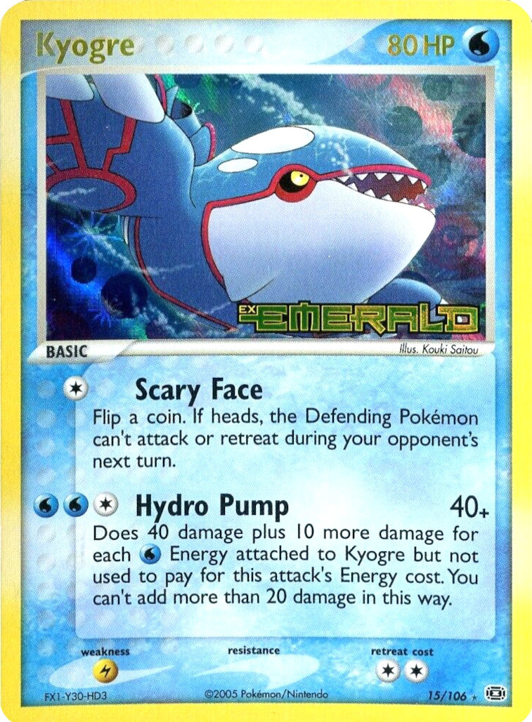 Kyogre (15/106) (Stamped) [EX: Emerald] | Event Horizon Hobbies CA