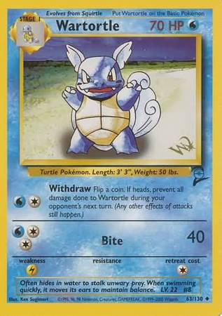 Wartortle (63/130) (W Stamped Promo) [Base Set 2] | Event Horizon Hobbies CA