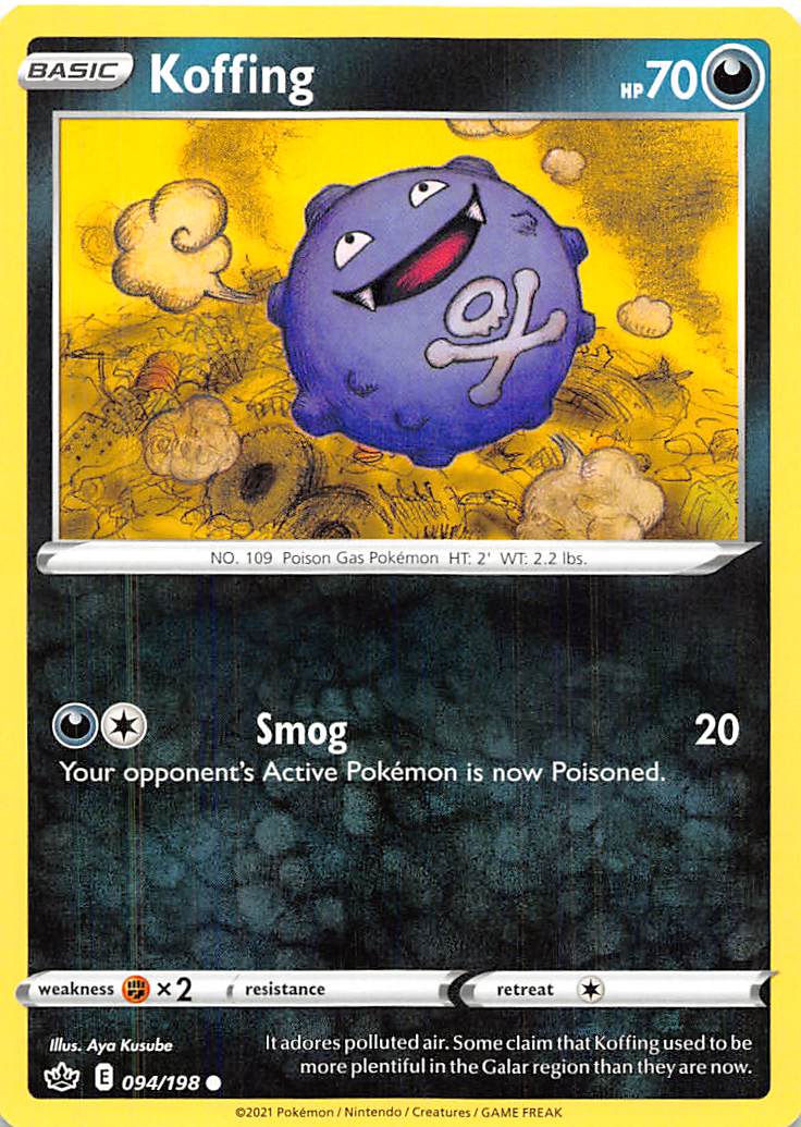 Koffing (094/198) [Sword & Shield: Chilling Reign] | Event Horizon Hobbies CA