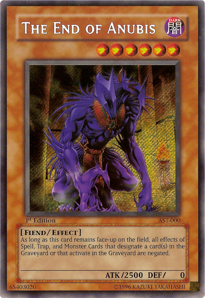 The End of Anubis [AST-000] Secret Rare | Event Horizon Hobbies CA