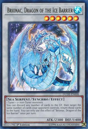 Brionac, Dragon of the Ice Barrier [DUDE-EN008] Ultra Rare | Event Horizon Hobbies CA