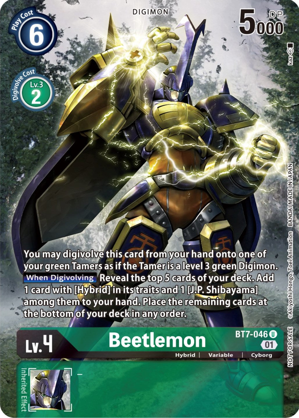 Beetlemon [BT7-046] (2nd Anniversary Frontier Card) [Next Adventure Promos] | Event Horizon Hobbies CA