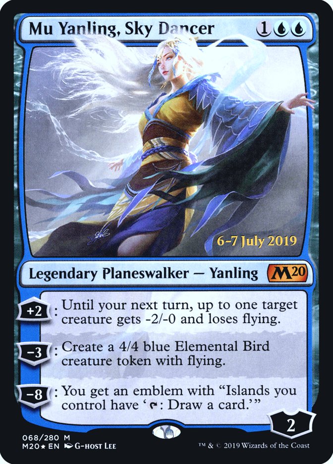 Mu Yanling, Sky Dancer  [Core Set 2020 Prerelease Promos] | Event Horizon Hobbies CA