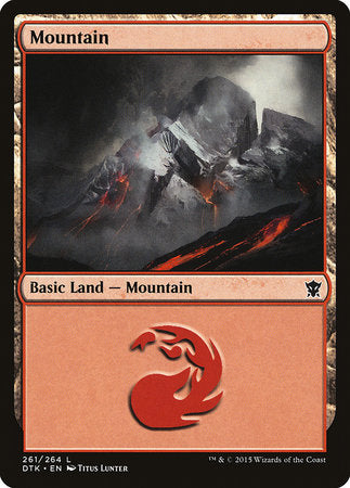 Mountain (261) [Dragons of Tarkir] | Event Horizon Hobbies CA