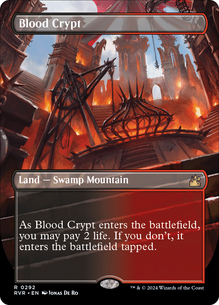 Blood Crypt (Borderless) [Ravnica Remastered] | Event Horizon Hobbies CA