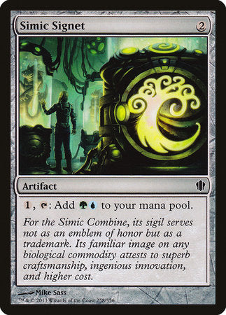 Simic Signet [Commander 2013] | Event Horizon Hobbies CA