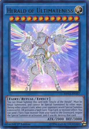 Herald of Ultimateness [MP15-EN157] Ultra Rare | Event Horizon Hobbies CA