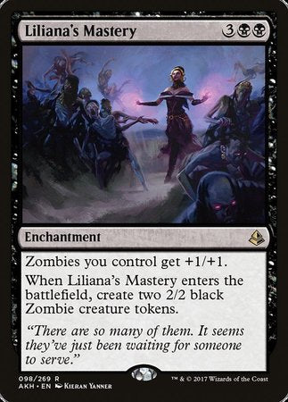 Liliana's Mastery [Amonkhet] | Event Horizon Hobbies CA