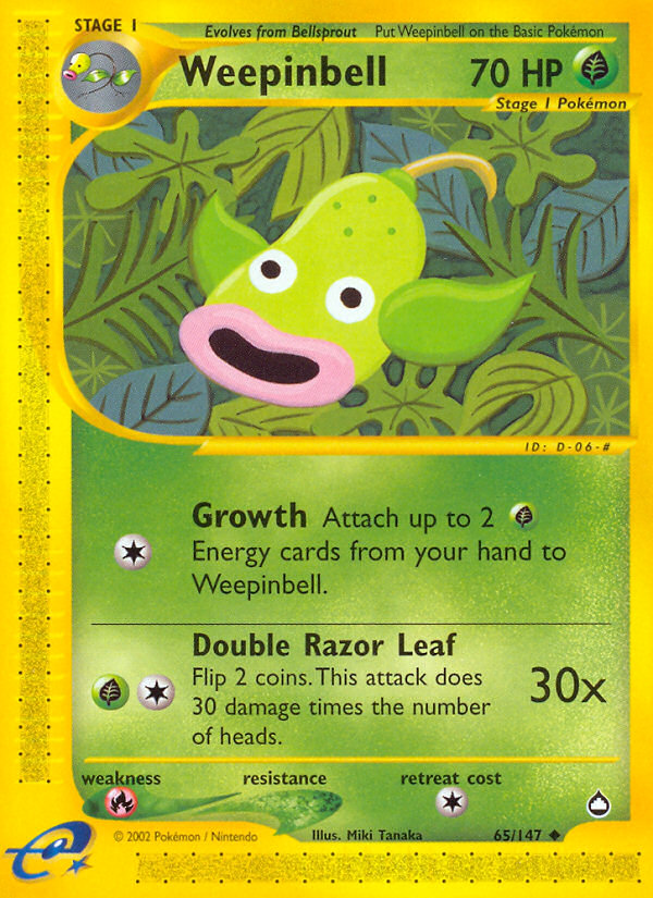 Weepinbell (65/147) [Aquapolis] | Event Horizon Hobbies CA