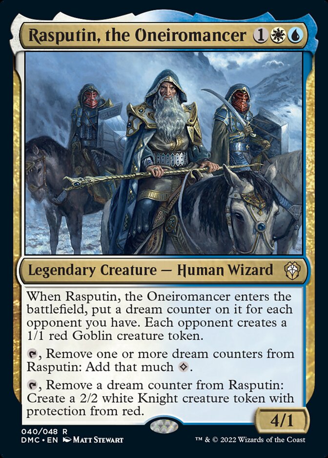 Rasputin, the Oneiromancer [Dominaria United Commander] | Event Horizon Hobbies CA