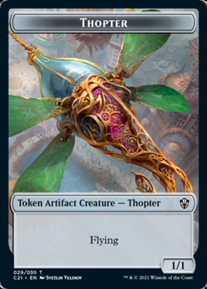 Golem (027) // Thopter Token [Commander 2021 Tokens] | Event Horizon Hobbies CA