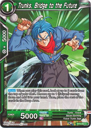 Trunks, Bridge to the Future (BT3-062) [Cross Worlds] | Event Horizon Hobbies CA