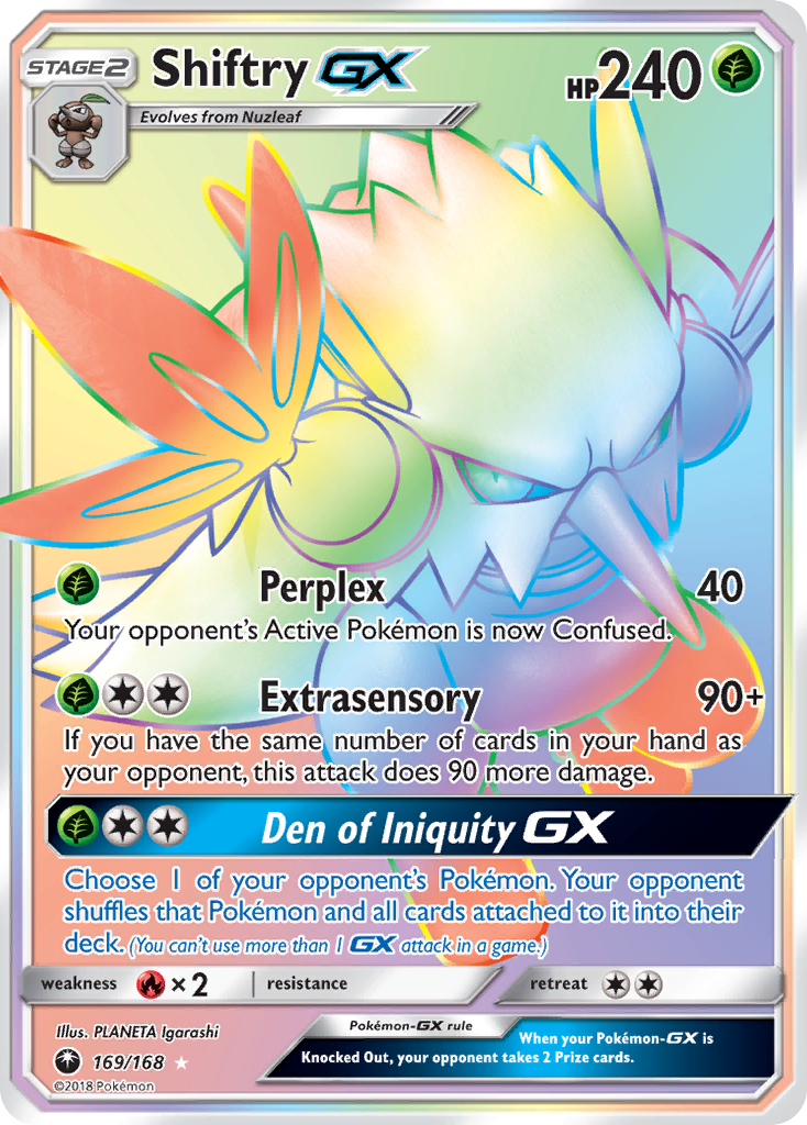 Shiftry GX (169/168) [Sun & Moon: Celestial Storm] | Event Horizon Hobbies CA