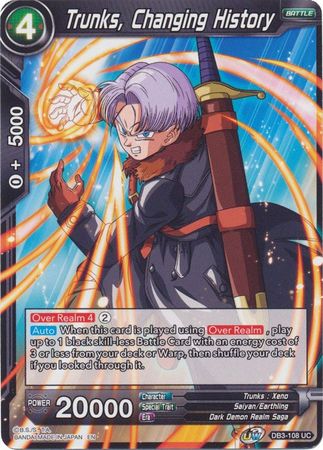 Trunks, Changing History (DB3-108) [Giant Force] | Event Horizon Hobbies CA