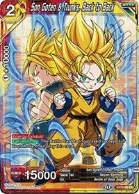 Son Goten & Trunks, Back to Back (EX09-05) [Saiyan Surge] | Event Horizon Hobbies CA