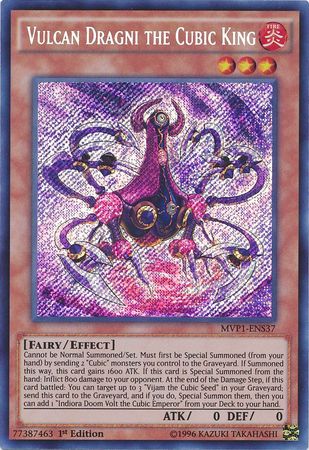 Vulcan Dragni the Cubic King [MVP1-ENS37] Secret Rare | Event Horizon Hobbies CA