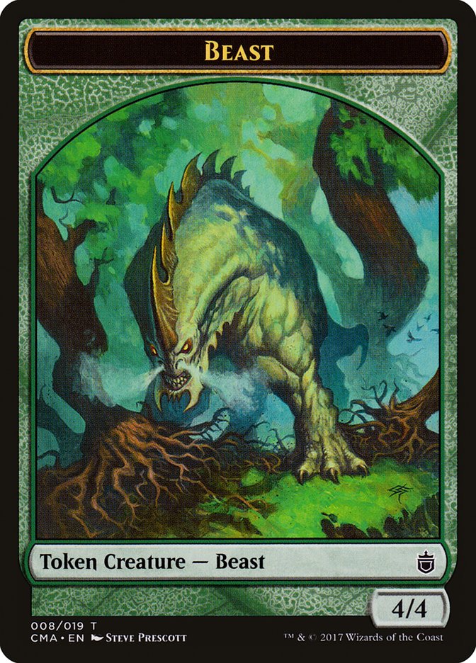 Beast (008/019) [Commander Anthology Tokens]