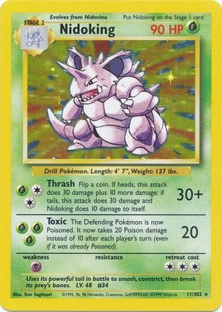 Nidoking (11/102) [Base Set Unlimited] | Event Horizon Hobbies CA