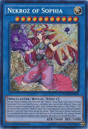 Nekroz of Sophia [CROS-EN038] Secret Rare | Event Horizon Hobbies CA