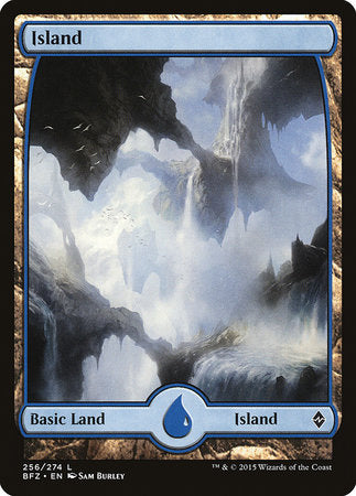 Island (256) - Full Art [Battle for Zendikar] | Event Horizon Hobbies CA