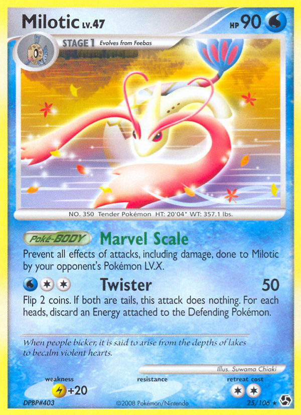 Milotic (25/106) [Diamond & Pearl: Great Encounters] | Event Horizon Hobbies CA