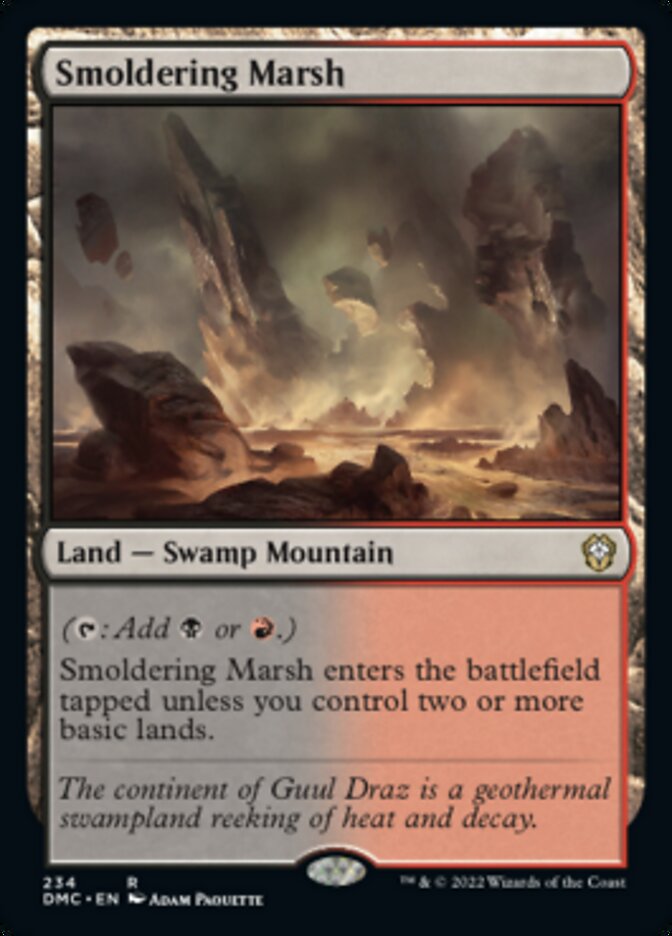 Smoldering Marsh [Dominaria United Commander] | Event Horizon Hobbies CA