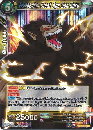 Rampaging Great Ape Son Goku (BT3-089) [Cross Worlds] | Event Horizon Hobbies CA