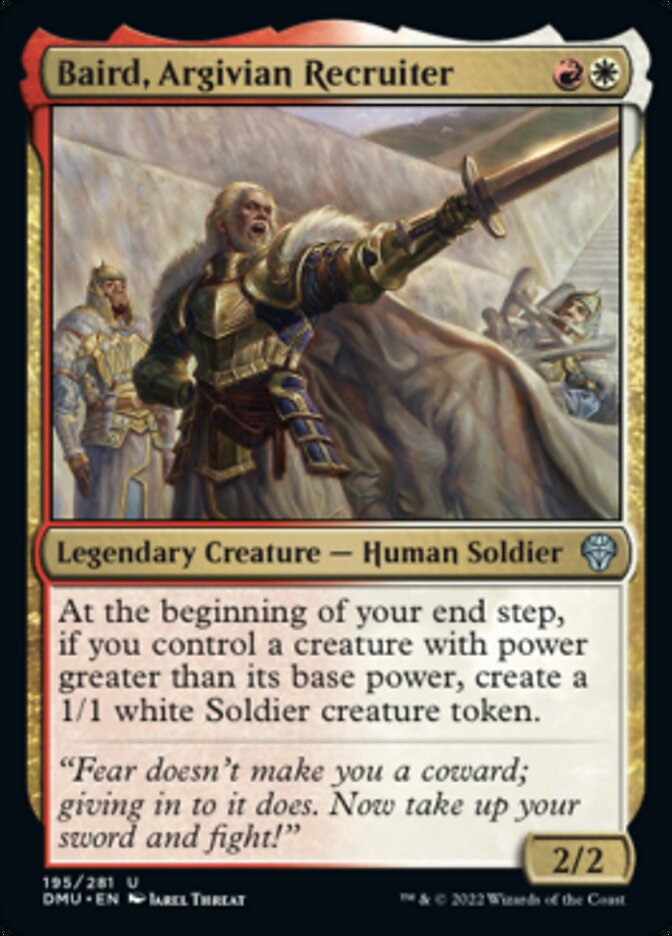 Baird, Argivian Recruiter [Dominaria United] | Event Horizon Hobbies CA