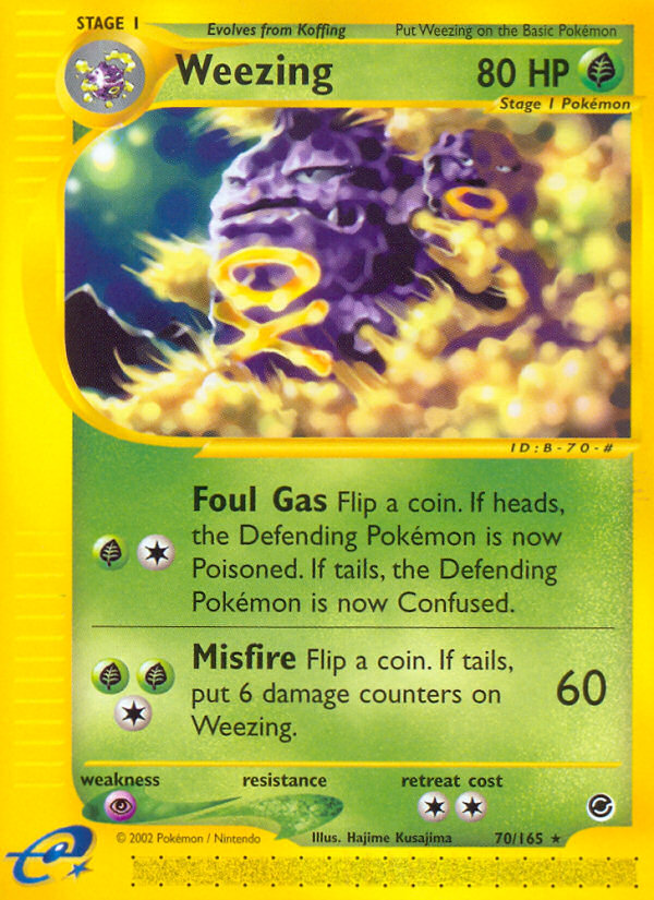 Weezing (70/165) [Expedition: Base Set] | Event Horizon Hobbies CA