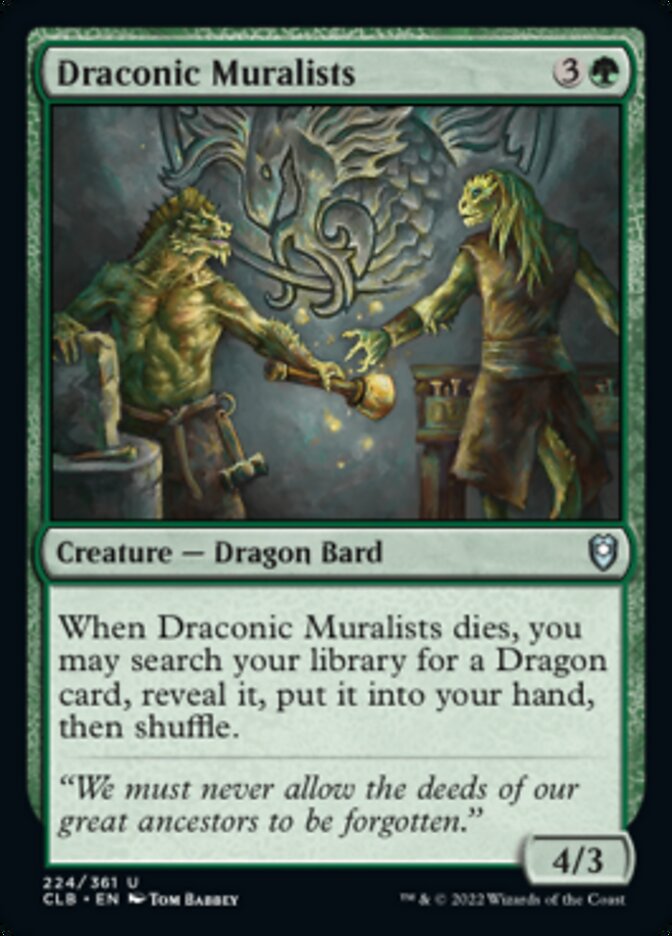 Draconic Muralists [Commander Legends: Battle for Baldur's Gate] | Event Horizon Hobbies CA