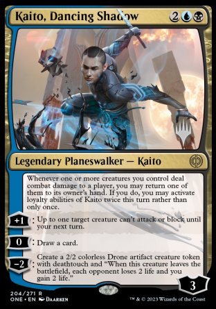 Kaito, Dancing Shadow (Promo Pack) [Phyrexia: All Will Be One Promos] | Event Horizon Hobbies CA